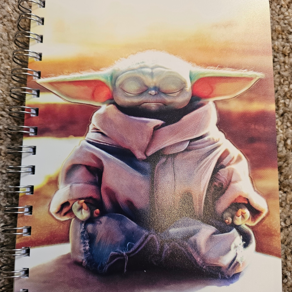 Star Wars Notebook with Baby Yoda(Grogu)
